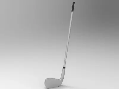 Golf Stick Low-poly 3D model
