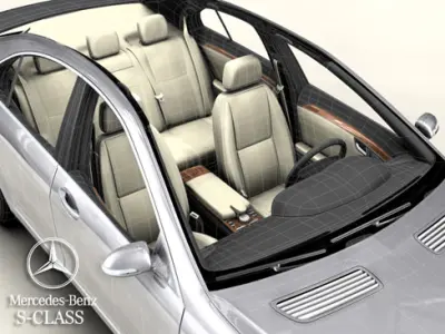 Mercedes S-Class 2006 3D model