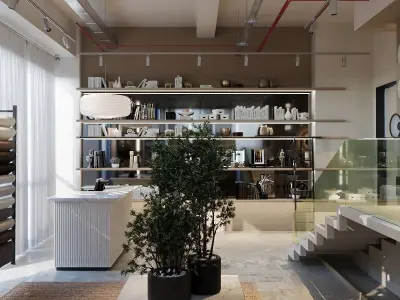 HOME DECORATION STORE INTERIOR DESIGN 3D model