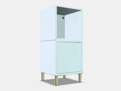 EKET cupboard combination legs 1 Low-poly 3D model