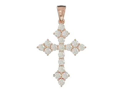 CROSS PENDANT 3D print model