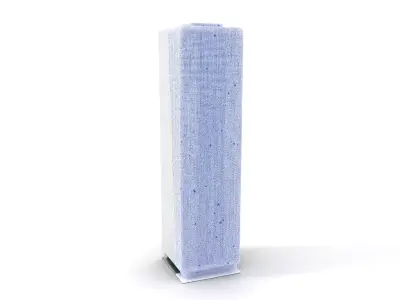 Modern White Skyscraper model pack Low-poly 3D model