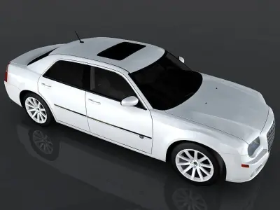 Chrysler 300C SRT Low-poly 3D model