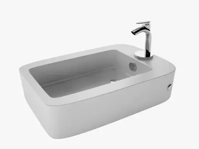 Bidet bathroom sink 3D model