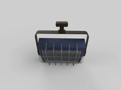 construction light Low-poly 3D model