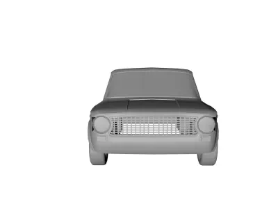 Lada Car 60s 3D model