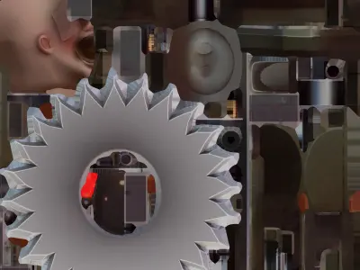 Toilet Saw Skibidi Toilet Series 3D Model and Animation Low-poly 3D model