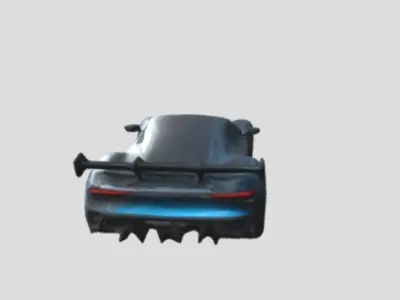 Sport Car 3D Model - Sleek Design with High Detail 3D model