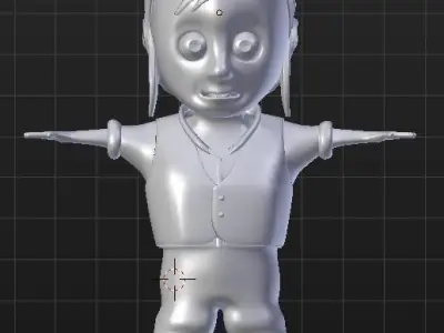 Engineer Boy Rig 3D model