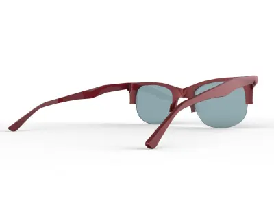 glasses pair of sunglasses Low-poly 3D model