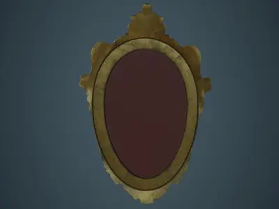 Mirror 2C Low-poly 3D model