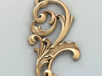 Decor vertical 023 3D model