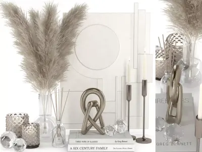 Decorative set 12 3D model