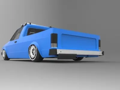 Volkswagen Caddy Mk1  3D model