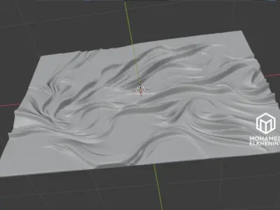 modern panel wall decor set wall relief mural CNC 102 3D model