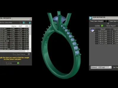 ring code 219 3D print model
