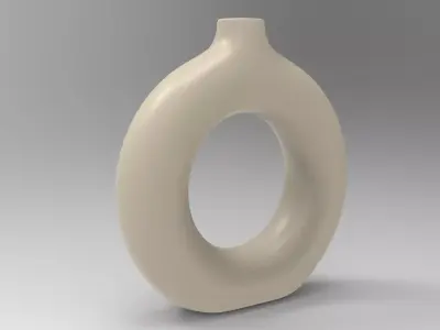 Thorus Vase Low-poly 3D model