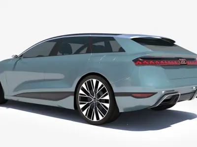 Audi A6 Avant e-tron 2024 3D model