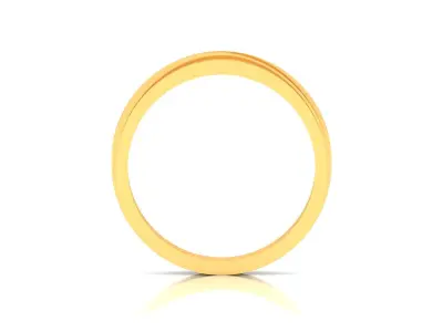 Solitaire Engagement Ring 3D print model 18
