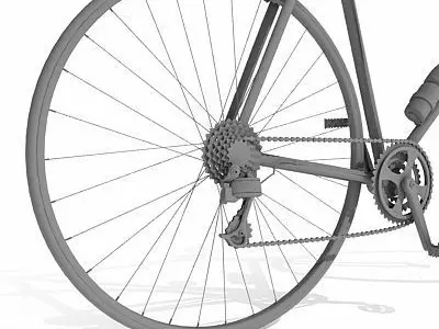 Set 6 of Detailed Bikes 3D model