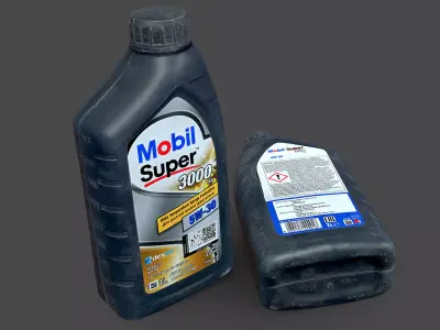 Motor Oil Bottle 3D model order