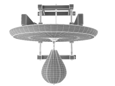 Gym Equipment Speed Boxing Low-poly 3D model