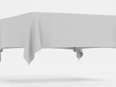 -Tablecloth Square- 3D model