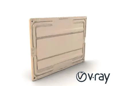 Futuristic Modular Wall Panel Design model pack Low-poly 3D model buy