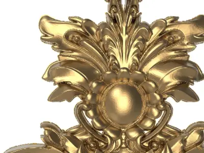  decorative pattern ready for 3D printing 3D model