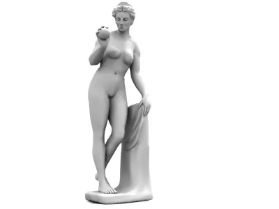 Classical female sculpture 3D model
