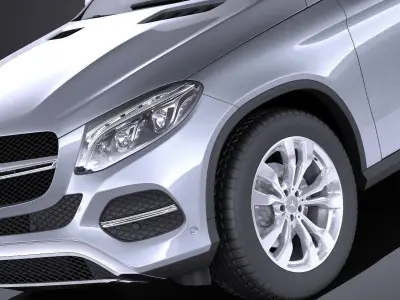 Mercedes-Benz GLE Coupe 2017 VRAY 3D model