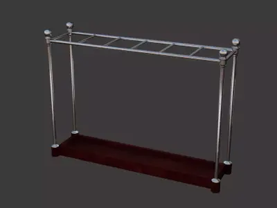  Umbrella stand 3D Model  Low-poly 3D model