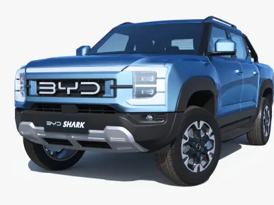 2024 BYD SHARK 6 DMO  3D model