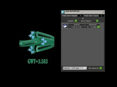 FASION RING 3D model 25