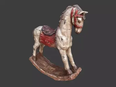 Decorative Horse Low-poly 3D model