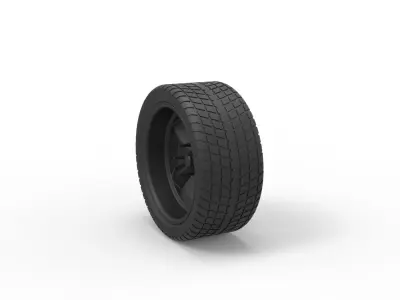  Sport wheel 3 3D print model