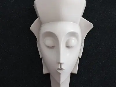 Face Mask Girl 3D print model
