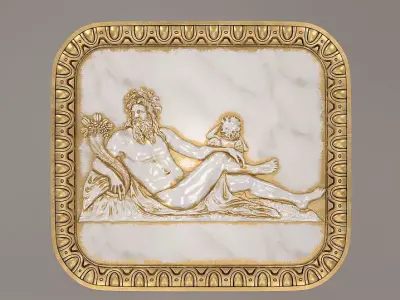 Bas-Relief 3D Model for CNC 3D model purchase