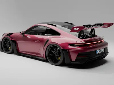 Porsche GT3 RS Cherry 3D model