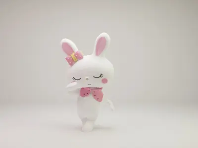 Cute Bunny 3D model purchase