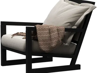 Clio Maxalto Armchair 3D model