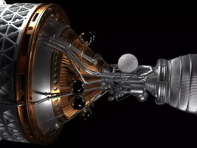 Rocket Engine 02 3D model