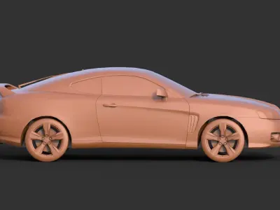 Hyundai Tiburon 3D print model