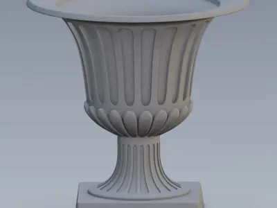 Garden urn planter 36 3D model