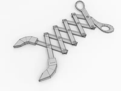 Scissor Extension Arm 3D model