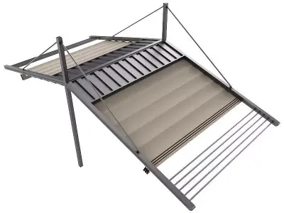 Motorized Pergola 3a 3D model