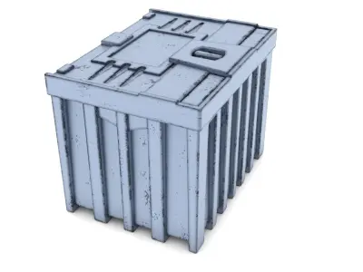 Yavin Cargo Container 1-6 scale Hottoys Free 3D print model