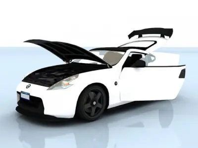 Nissan 370Z Drift 2009 3D model
