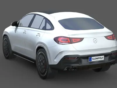 Mercedes Benz AMG GLE 63 Coupe 2021 3D model