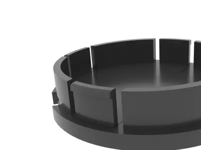 Caps of the original VW discs 3D print model